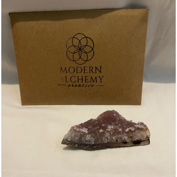 🌸✨NEW Modern Alchemy Creative Pinkish Purple Druzy Crystal - Picture 4 of 14